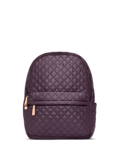 Mz Wallace Metro Quilted Backpack In Purple