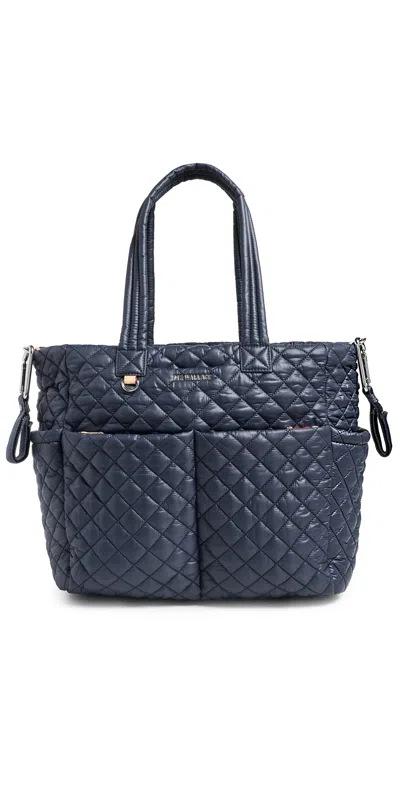 Mz Wallace Metro Quilted Diaper Tote Bag Dawn In Blue