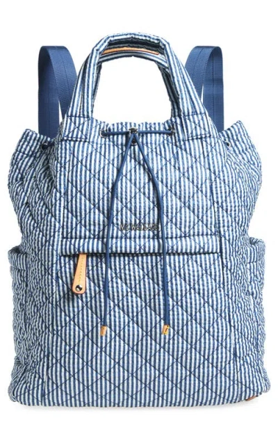 Mz Wallace Metro Quilted Nylon Convertible Backpack