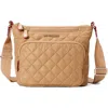 Mz Wallace Metro Scout Deluxe Crossbody Bag In Caramel