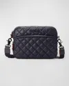 Mz Wallace Metro Small Quilted Camera Crossbody Bag In Black