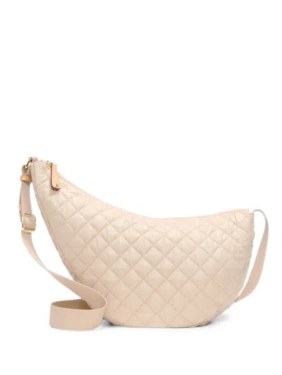 Mz Wallace Metro Smile Quilted Crossbody Bag In Brown