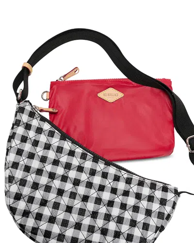 Mz Wallace Metro Smile Small Quilted Crossbody Bag In Pattern