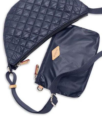 Mz Wallace Metro Smile Small Quilted Crossbody Bag In Pink