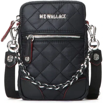 Mz Wallace Micro Crosby Crossbody Bag In Blue