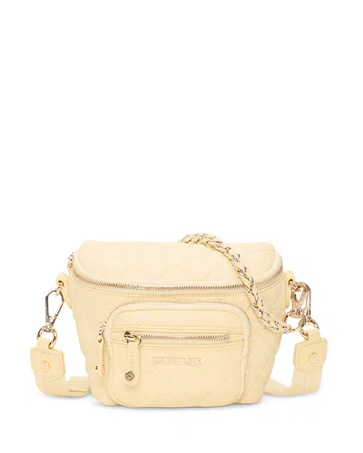 Mz Wallace Micro Crosby Sling Bag In Nude