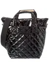 Mz Wallace Micro Metro Tote Deluxe In Black