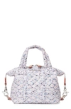 Mz Wallace Micro Sutton Bag In Summer Shale/silver