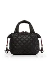 Mz Wallace Micro Sutton Quilted Tote Bag In Black