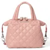 Mz Wallace Micro Sutton Tote In Dusty Rose