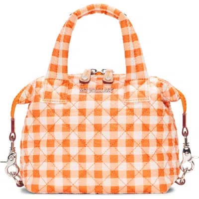 Mz Wallace Micro Sutton Tote In Orange