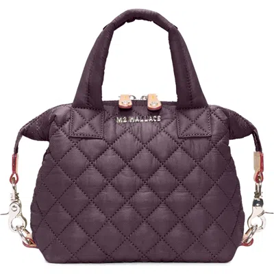Mz Wallace Micro Sutton Tote In Purple