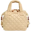 Mz Wallace Micro Sutton Tote In Sand