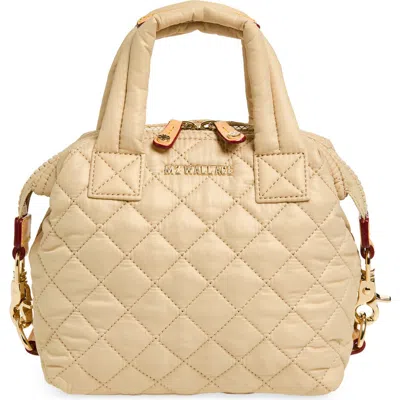 Mz Wallace Micro Sutton Tote In Sand