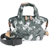 Mz Wallace Micro Sutton Tote In Silver Metallic Camo