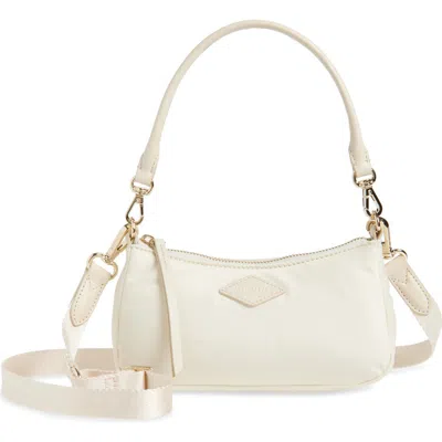 Mz Wallace Mini Chelsea Nylon Shoulder Bag In Sand