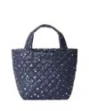 Mz Wallace Mini Metro Tote Deluxe In Neutral