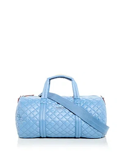 Mz Wallace Morgan Quilted Nylon Duffle Bag In Cornflower