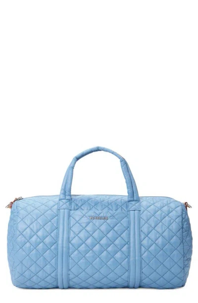 Mz Wallace Morgan Quilted Nylon Duffle Bag In Cornflower