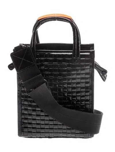 Pre-owned Mz Wallace Neoprene Top Handle Bag In Black