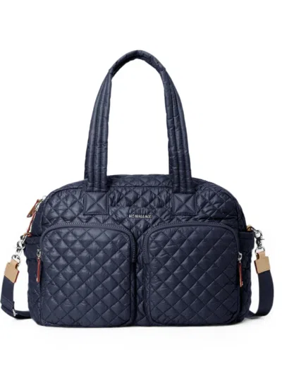 Mz Wallace Nik Quilted Luggage In White