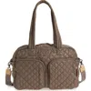 Mz Wallace Nik Quilted Nylon Duffle Bag