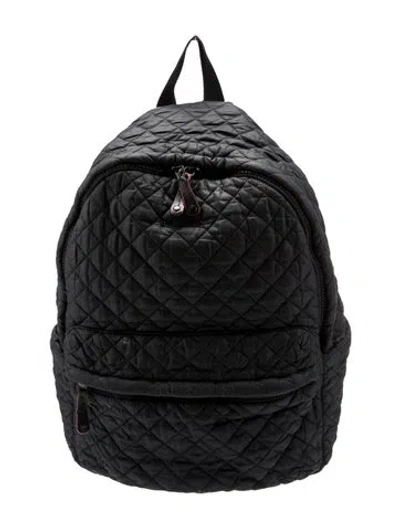Pre-owned Mz Wallace Nylon Backpack In Black