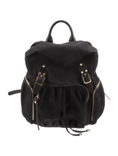 Pre-owned Mz Wallace Nylon Backpack In Black