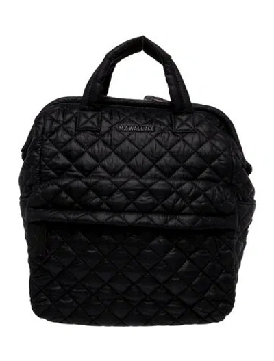 Pre-owned Mz Wallace Nylon Backpack In Black