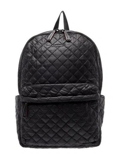 Pre-owned Mz Wallace Nylon Backpack In Black