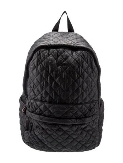 Pre-owned Mz Wallace Nylon Backpack In Black