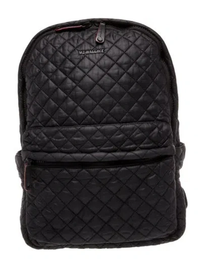 Pre-owned Mz Wallace Nylon Backpack In Black