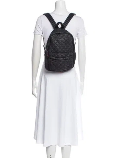 Pre-owned Mz Wallace Nylon Backpack In Black