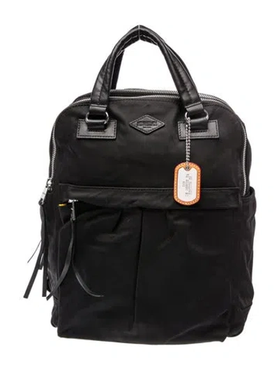 Pre-owned Mz Wallace Nylon Backpack In Black