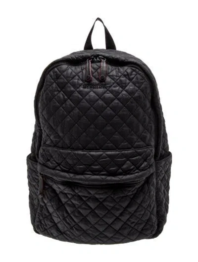 Pre-owned Mz Wallace Nylon Backpack In Black