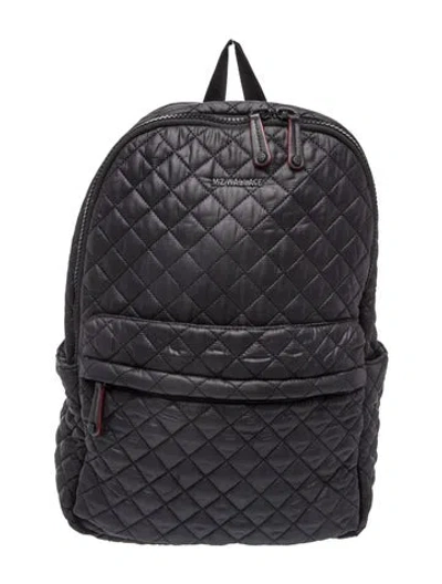 Pre-owned Mz Wallace Nylon Backpack In Black