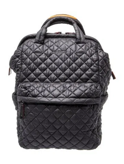 Pre-owned Mz Wallace Nylon Backpack In Black