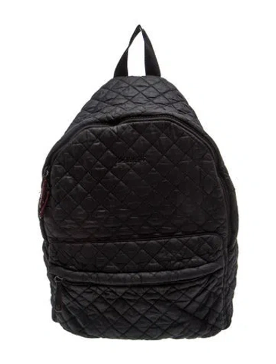 Pre-owned Mz Wallace Nylon Backpack In Black