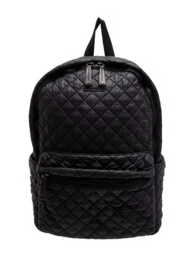 Pre-owned Mz Wallace Nylon Backpack In Black