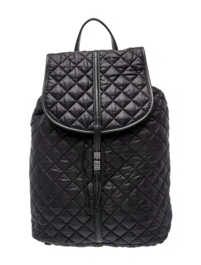 Pre-owned Mz Wallace Nylon Backpack In Black