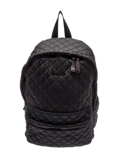 Pre-owned Mz Wallace Nylon Backpack In Black