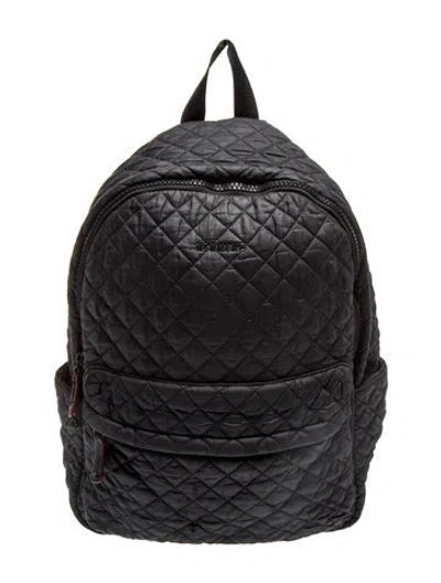 Pre-owned Mz Wallace Nylon Backpack In Black