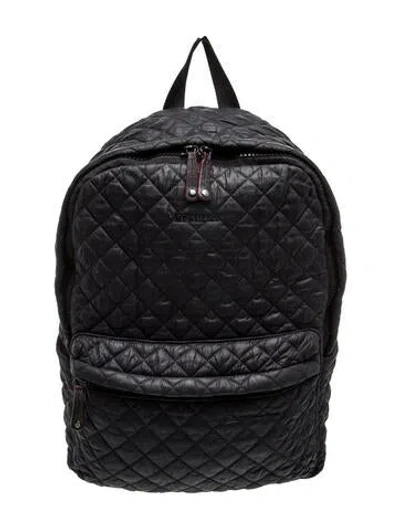 Pre-owned Mz Wallace Nylon Backpack In Black