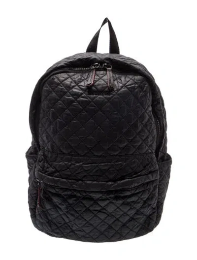 Pre-owned Mz Wallace Nylon Backpack In Black