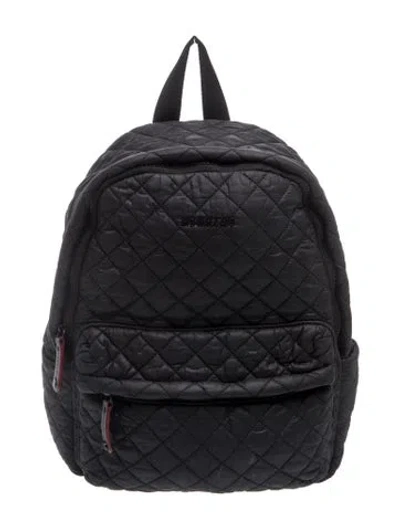 Pre-owned Mz Wallace Nylon Backpack In Black