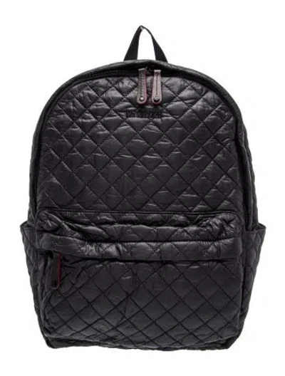 Pre-owned Mz Wallace Nylon Backpack In Black