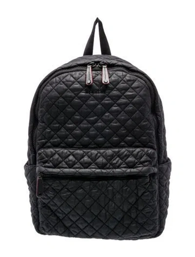 Pre-owned Mz Wallace Nylon Backpack In Black