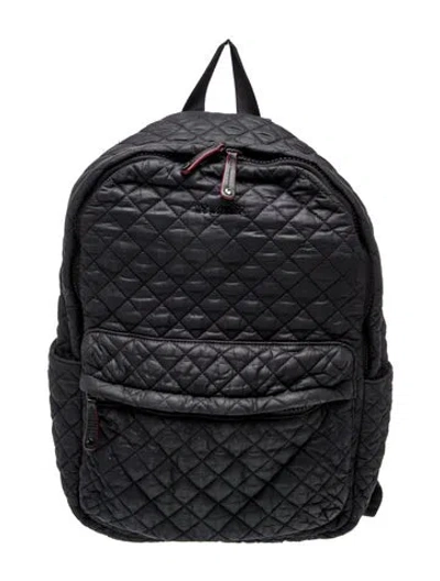 Pre-owned Mz Wallace Nylon Backpack In Black