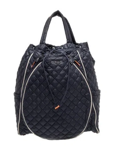 Pre-owned Mz Wallace Nylon Backpack In Black
