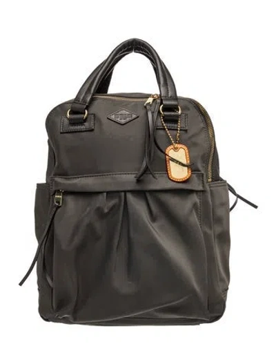 Pre-owned Mz Wallace Nylon Backpack In Black